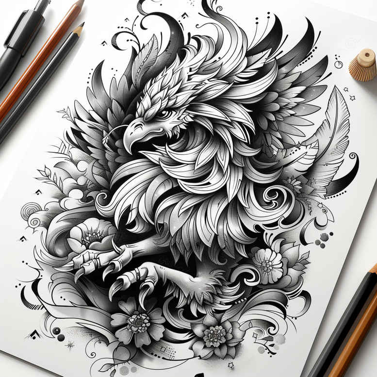 emotional-depth – tattoo design ideas free ai generated – fine-dot – for-inner-arm – Gallery: other-fantastic-inkby-ai