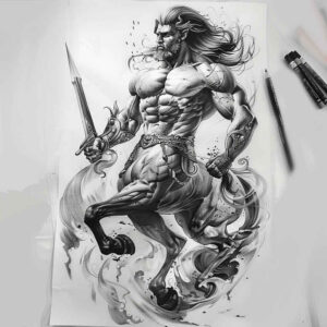 monster-tattoo-neotraditional-accent-shading-for-chest – tattoo design ideas free ai generated – Gallery: other-fantastic-inkby-ai