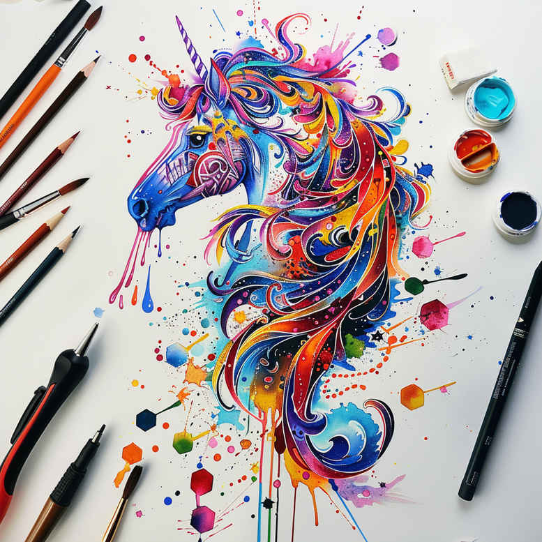 fantasy-element-tattoo-realism-contrast-ink-for-abdomen – tattoo design ideas free ai generated – Gallery: other-fantastic-inkby-ai