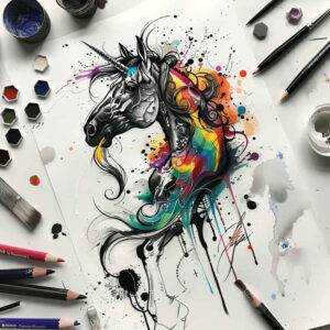 life-like – tattoo design ideas free ai generated – micro-line – for-back – Gallery: other-fantastic-inkby-ai