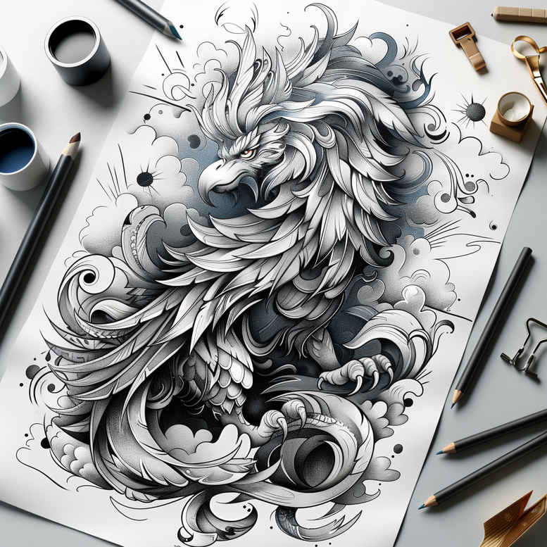 fantasy-universe-tattoo-neotraditional-decorative-flourishes-for-upper-back – tattoo design ideas free ai generated – Gallery: other-fantastic-inkby-ai