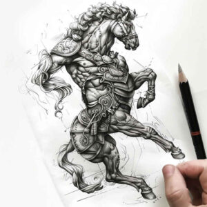 fantasy-element-tattoo-realism-realistic-structure-for-outer-arm – tattoo design ideas free ai generated – Gallery: other-fantastic-inkby-ai