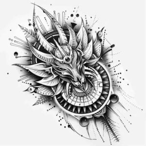 fantasy-talisman-tattoo-neotraditional-solid-fill-for-lower-chest – tattoo design ideas free ai generated – Gallery: other-fantastic-inkby-ai