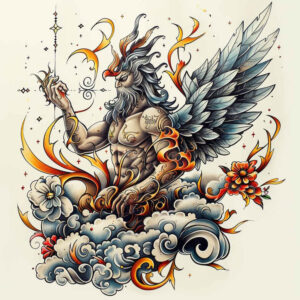 realistic-lighting – tattoo design ideas free ai generated – quiet – for-lower-chest – Gallery: other-fantastic-inkby-ai