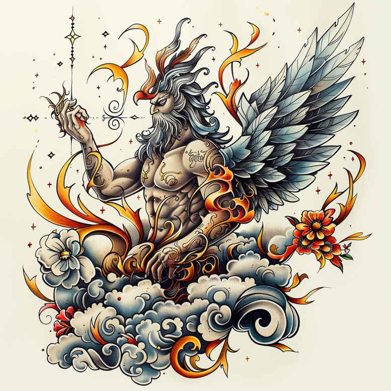 other-fantastic tattoo design ideas Realism contrast play enchanted for knee