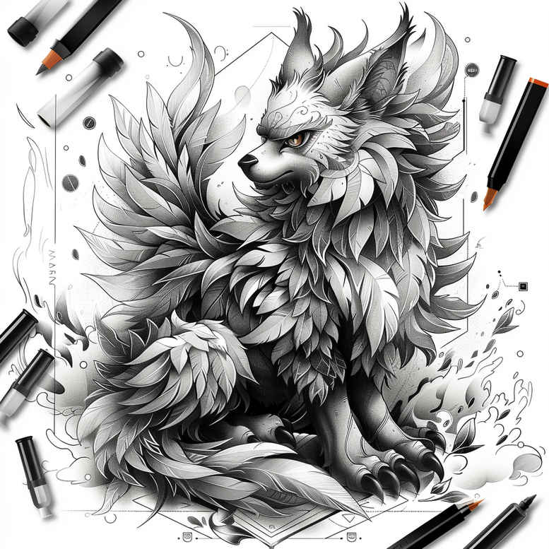 other-fantastic tattoo design ideas Realism refined lines ethereal for lower back