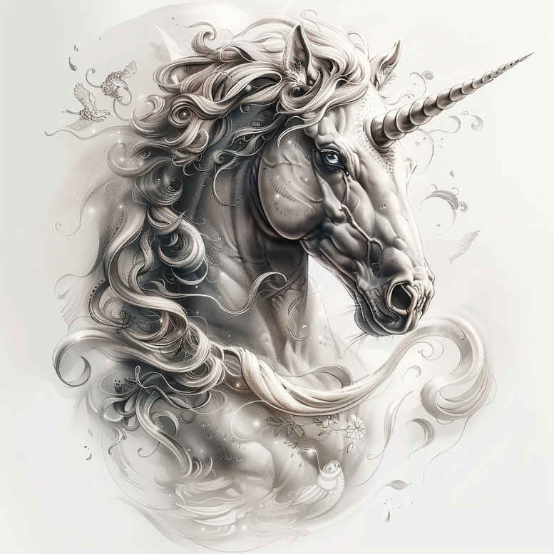 other-fantastic tattoo design ideas Realism smooth gradients legendary shows resilience