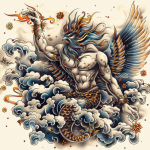 other-fantastic tattoo design ideas contrasting colors legendary symbol of endurance