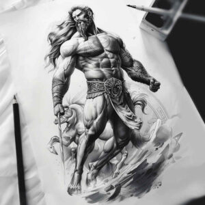 other-fantastic tattoo design ideas classic shading mystical aura symbol of courage