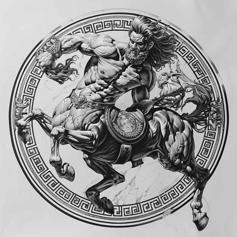 other-fantastic tattoo design ideas Surrealism subconscious themes mythical beasts stands for courage