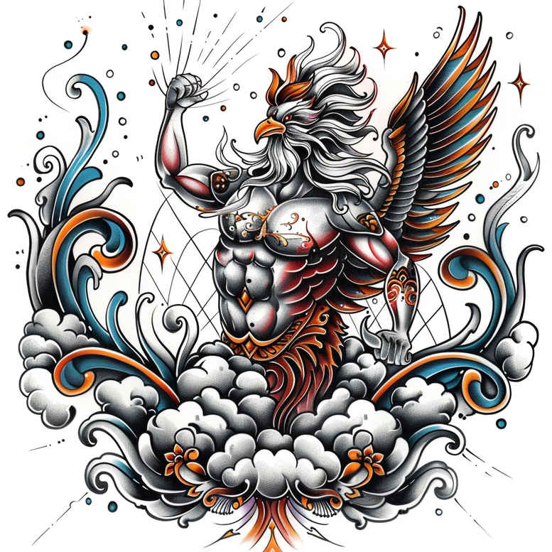 other-fantastic tattoo design ideas color depth powerful symbol of perseverance