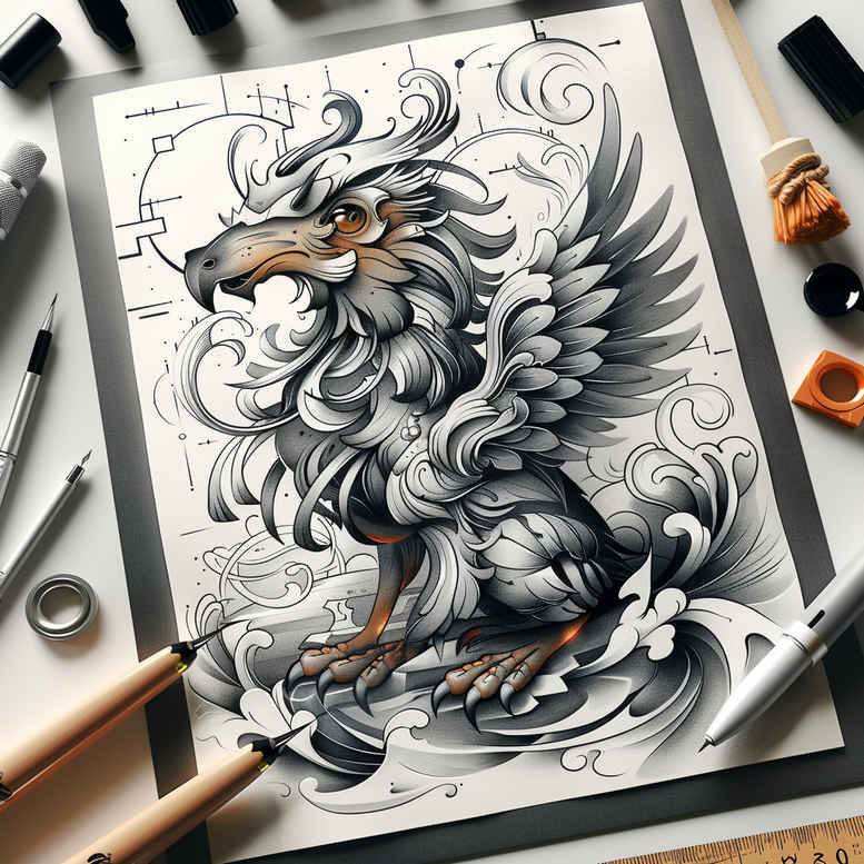other-fantastic tattoo design ideas ethereal textures supernatural for ankle