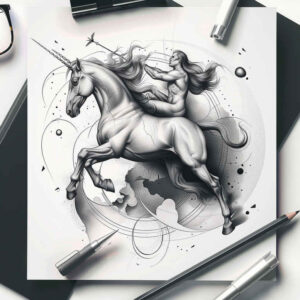other-fantastic tattoo design ideas Realism light play supernatural symbol of courage