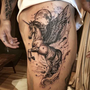 other-fantastic tattoo design ideas refined color palette symbolic for abdomen