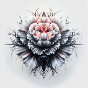 3d-flower-tattoo – tattoo design ideas free ai generated – realism-hyper-detail – for-ankle – Gallery: other-flowers-inkby-ai