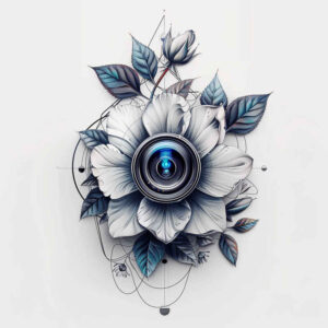 abstract-flowers – tattoo design ideas free ai generated – realism-refined-lines – for-heel – Gallery: other-flowers-inkby-ai