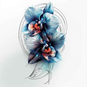 artistic-flowers – tattoo design ideas free ai generated – surrealism-morphic-transformation – for-triceps – Gallery: other-flowers-inkby-ai