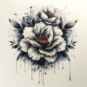 flower-life-symbol-tattoo – tattoo design ideas free ai generated – realism-realistic-gleam – for-spine – Gallery: other-flowers-inkby-ai