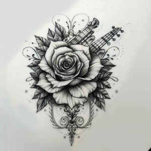 flower-life-tattoo – tattoo design ideas free ai generated – realism-lifelike – for-triceps – Gallery: other-flowers-inkby-ai
