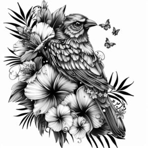 flower-motif-tattoo – tattoo design ideas free ai generated – surrealism-esoteric – for-toe – Gallery: other-flowers-inkby-ai