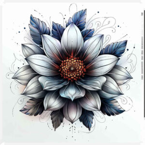 flower-nature-tattoo – tattoo design ideas free ai generated – realism-natural-blush – for-wrist-side – Gallery: other-flowers-inkby-ai