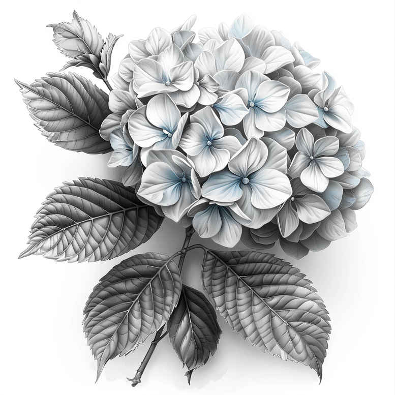 flower-outline-tattoo – tattoo design ideas free ai generated – surrealism-transcendent – for-behind-ear – Gallery: other-flowers-inkby-ai