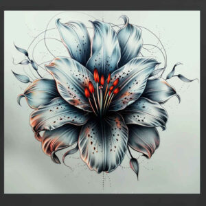 flower-patterns – tattoo design ideas free ai generated – realism-ink-realism – for-arm – Gallery: other-flowers-inkby-ai
