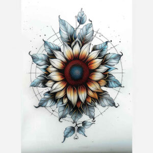 flower-shadow-tattoo – tattoo design ideas free ai generated – surrealism-symbolic-motifs – for-palm – Gallery: other-flowers-inkby-ai