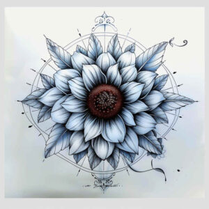 flower-tattoo – tattoo design ideas free ai generated – realism-high-fidelity – for-neck – Gallery: other-flowers-inkby-ai