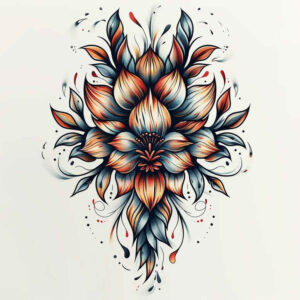 flowers-and-mysticism – tattoo design ideas free ai generated – realism-minimal-grain – for-lower-arm – Gallery: other-flowers-inkby-ai