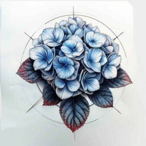 flowers-and-symbolism – tattoo design ideas free ai generated – realism-gentle-shadow – for-full-back – Gallery: other-flowers-inkby-ai
