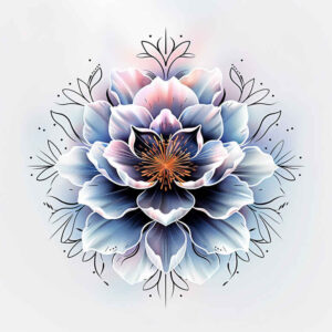 flowers-and-symbolism – tattoo design ideas free ai generated – realism-realistic-perspective – for-shoulder – Gallery: other-flowers-inkby-ai