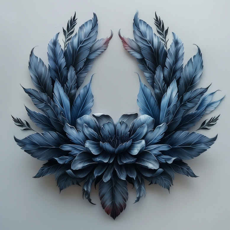 flowers-with-3d-effect – tattoo design ideas free ai generated – neotraditional-dynamic-linework – for-wrist – Gallery: other-flowers-inkby-ai