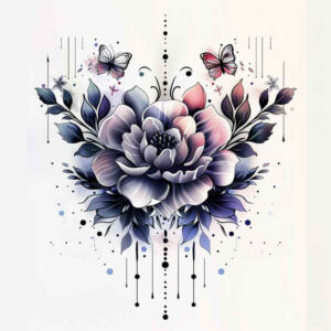 flowers-with-details – tattoo design ideas free ai generated – realism-true-to-life – for-wrist – Gallery: other-flowers-inkby-ai