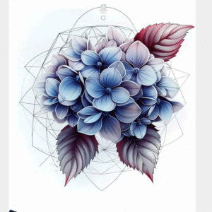 flowers-with-dots – tattoo design ideas free ai generated – realism-visual-accuracy – for-side-torso – Gallery: other-flowers-inkby-ai