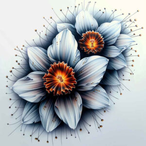 flowers-with-expression – tattoo design ideas free ai generated – realism-skin-realism – for-palm – Gallery: other-flowers-inkby-ai