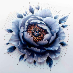 flowers-with-nature-motif – tattoo design ideas free ai generated – realism-ink-realism – for-upper-shoulder – Gallery: other-flowers-inkby-ai