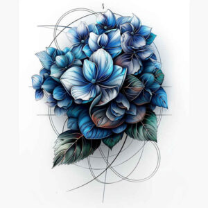 flowers-with-nature-motif – tattoo design ideas free ai generated – realism-refined-highlights – for-lower-chest – Gallery: other-flowers-inkby-ai