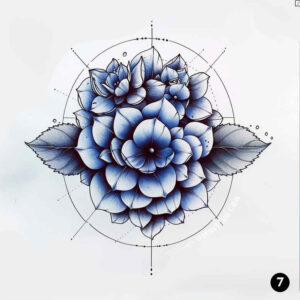flowers-with-ornamentation – tattoo design ideas free ai generated – realism-natural-color-palette – for-stomach – Gallery: other-flowers-inkby-ai