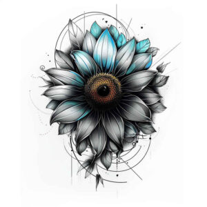 flowers-with-ornamentation – tattoo design ideas free ai generated – realism-smooth-complexion – for-hip – Gallery: other-flowers-inkby-ai