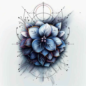 flowers-with-shading – tattoo design ideas free ai generated – realism-depth-realism – for-back-shoulder – Gallery: other-flowers-inkby-ai