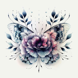 flowers-with-shading – tattoo design ideas free ai generated – realism-skin-illusion – for-side – Gallery: other-flowers-inkby-ai