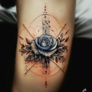 flowers-with-spiritual-symbolism – tattoo design ideas free ai generated – realism-refined-highlights – for-calf – Gallery: other-flowers-inkby-ai