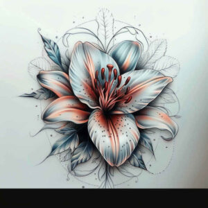 for-women-floral-tattoo – tattoo design ideas free ai generated – neotraditional-vivid-detail – for-heel – Gallery: other-flowers-inkby-ai