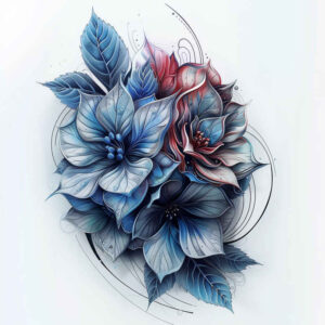 for-women – tattoo design ideas free ai generated – realism-depth-of-field – for-ribs – Gallery: other-flowers-inkby-ai