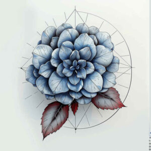 mystical-flower-tattoo – tattoo design ideas free ai generated – surrealism-phantom – for-lower-chest – Gallery: other-flowers-inkby-ai