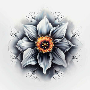 natural-flower-tattoo – tattoo design ideas free ai generated – surrealism-unconscious-imagery – for-stomach – Gallery: other-flowers-inkby-ai