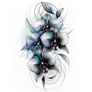 realistic-flowers – tattoo design ideas free ai generated – surrealism-otherworldly – for-side – Gallery: other-flowers-inkby-ai