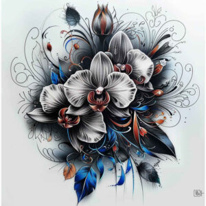 other-flowers tattoo design ideas airy touch artistic represents determination