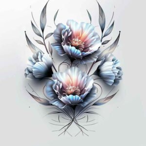 other-flowers tattoo design ideas gentle blooming for palm